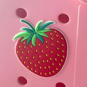 Simply Southern Strawberry Charm for Tote